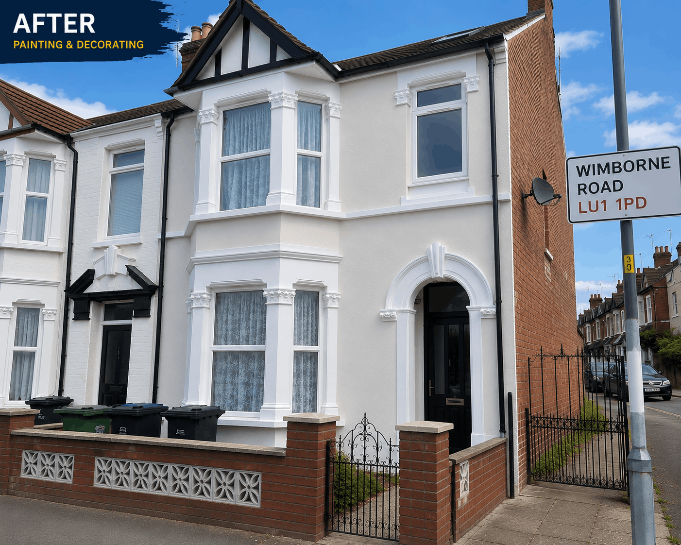 House Painting & Decorating before and after professional painting - after